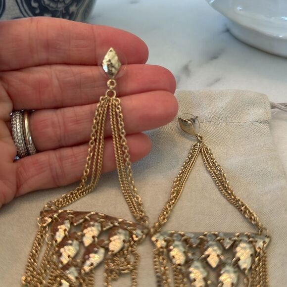 Kendra Scott Mandy Tassel Chandelier Earrings - Picture 5 of 5
